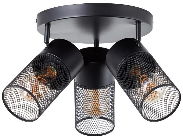 Brilliant - KAMOLO 3xE27/40W/230V fekete spotlámpa