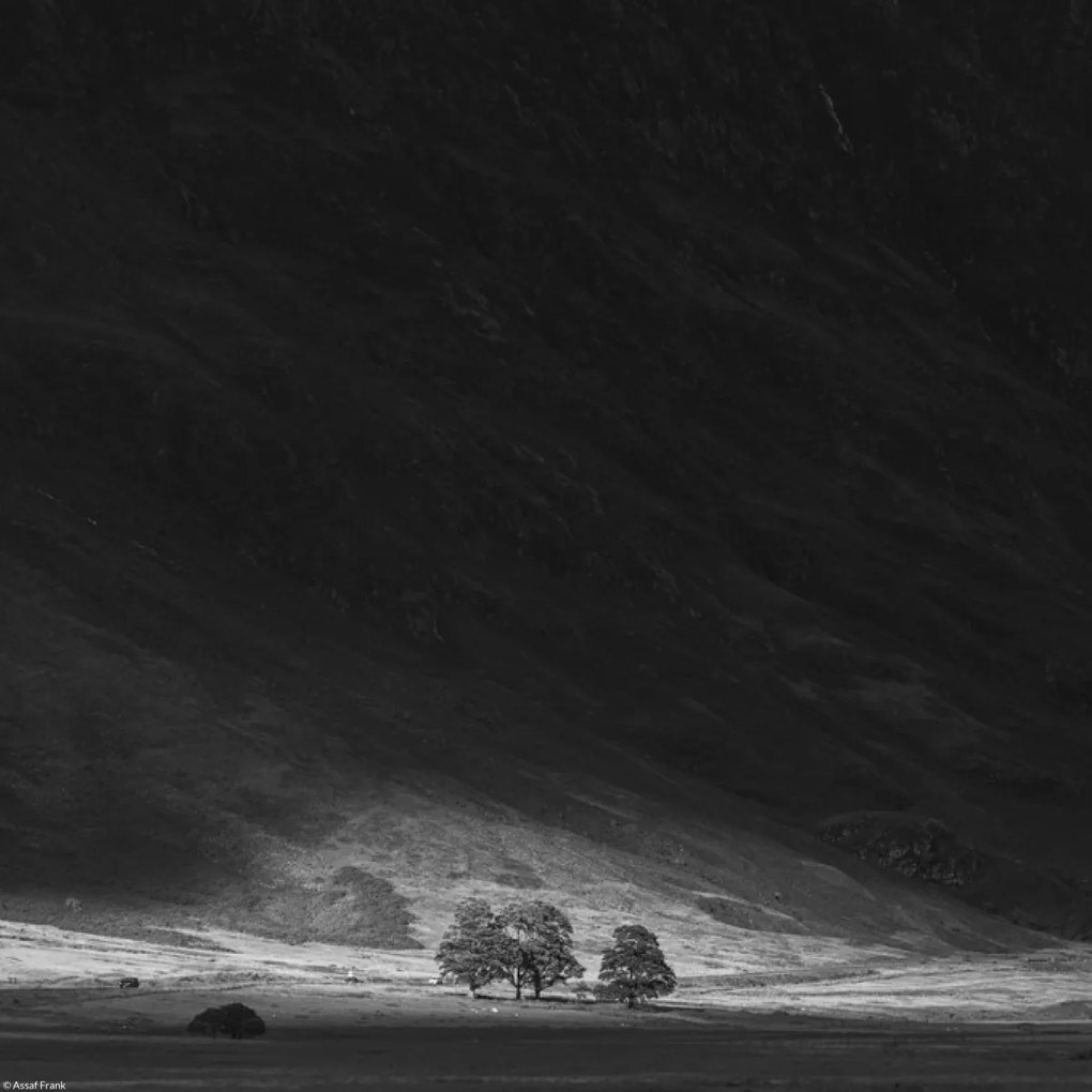 Poszter 30x30cm Glen Coe völgy, Assaf Frank