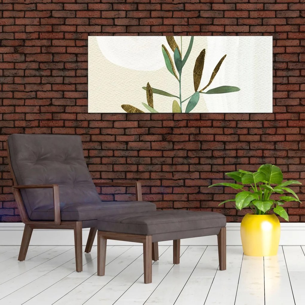 Kép - Akvarell ág N⁰2 (120x50 cm)