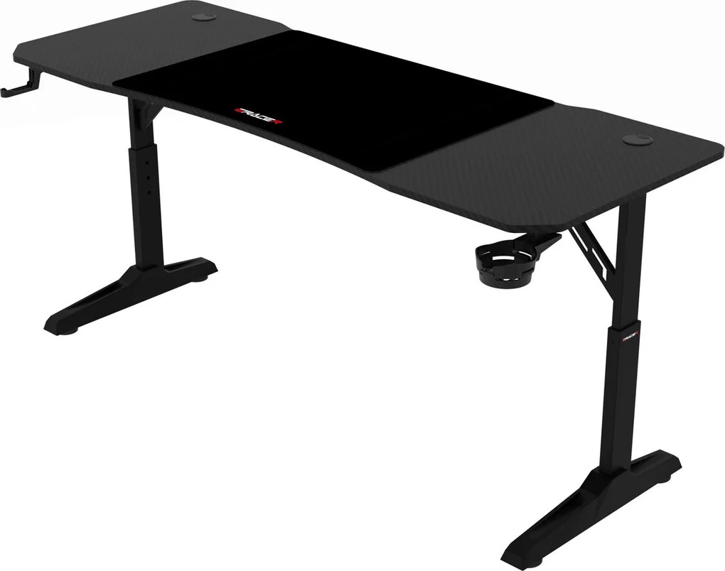 NERO állítható gamer asztal 140 × 60 cm