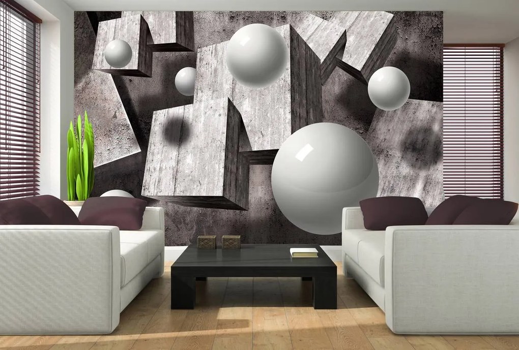 Fotótapéta - 3D golyók (152,5x104 cm)