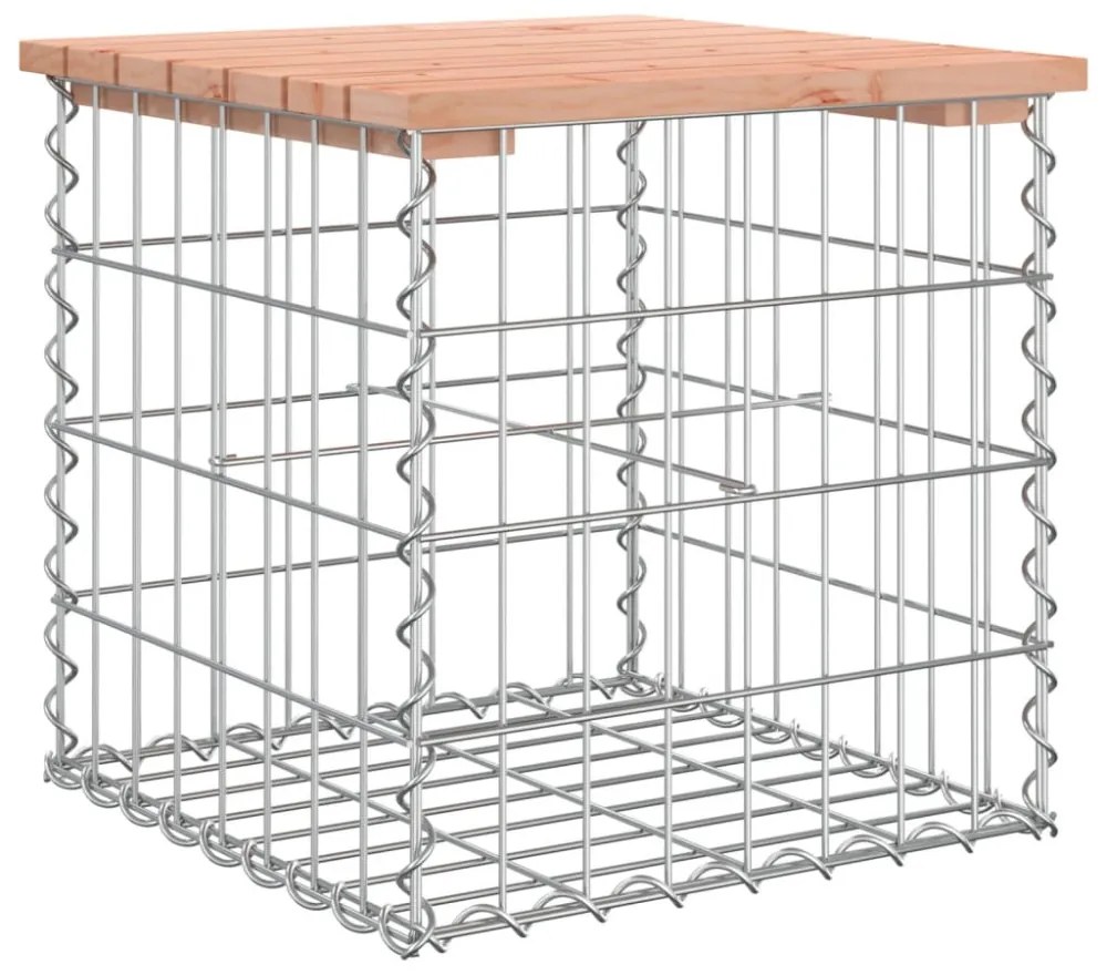 tömör duglászfenyő gabion kerti pad 43x44x42 cm