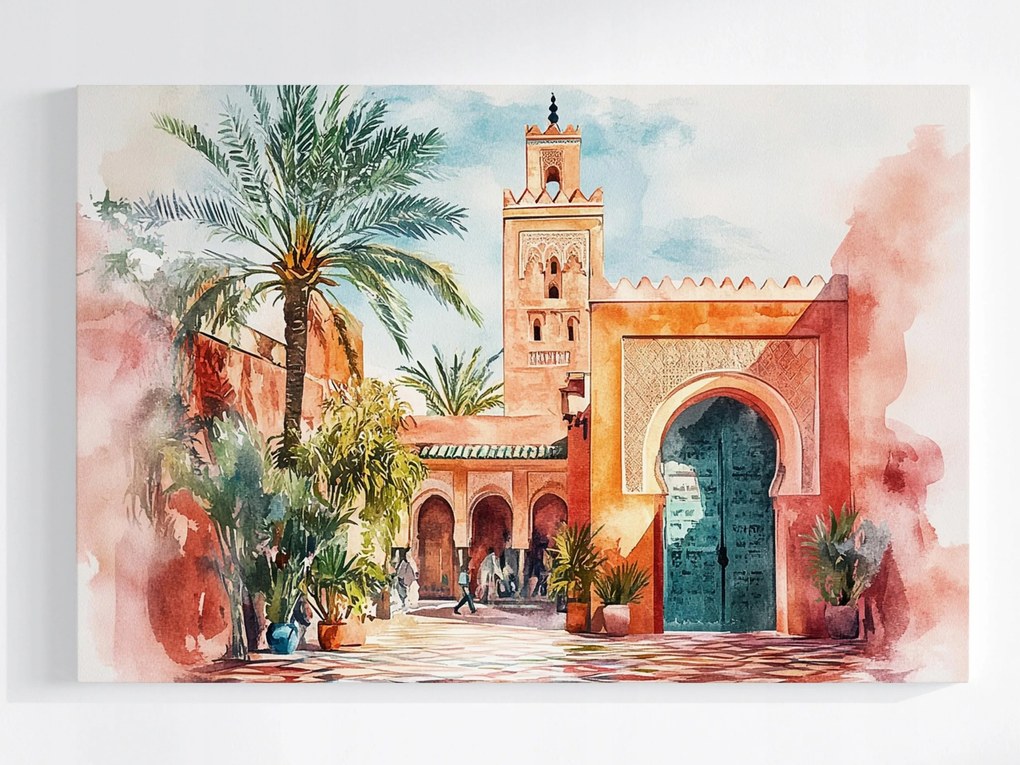 Poszter Marokkó Város Marrákes Afrika Arab Ív 120x80