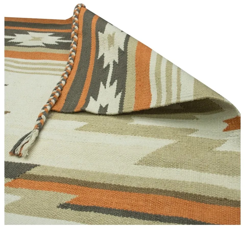 Aztec kétoldalas kültéri szőnyeg újrahasznosított műanyagból, 120 x 180 cm - Green Decore