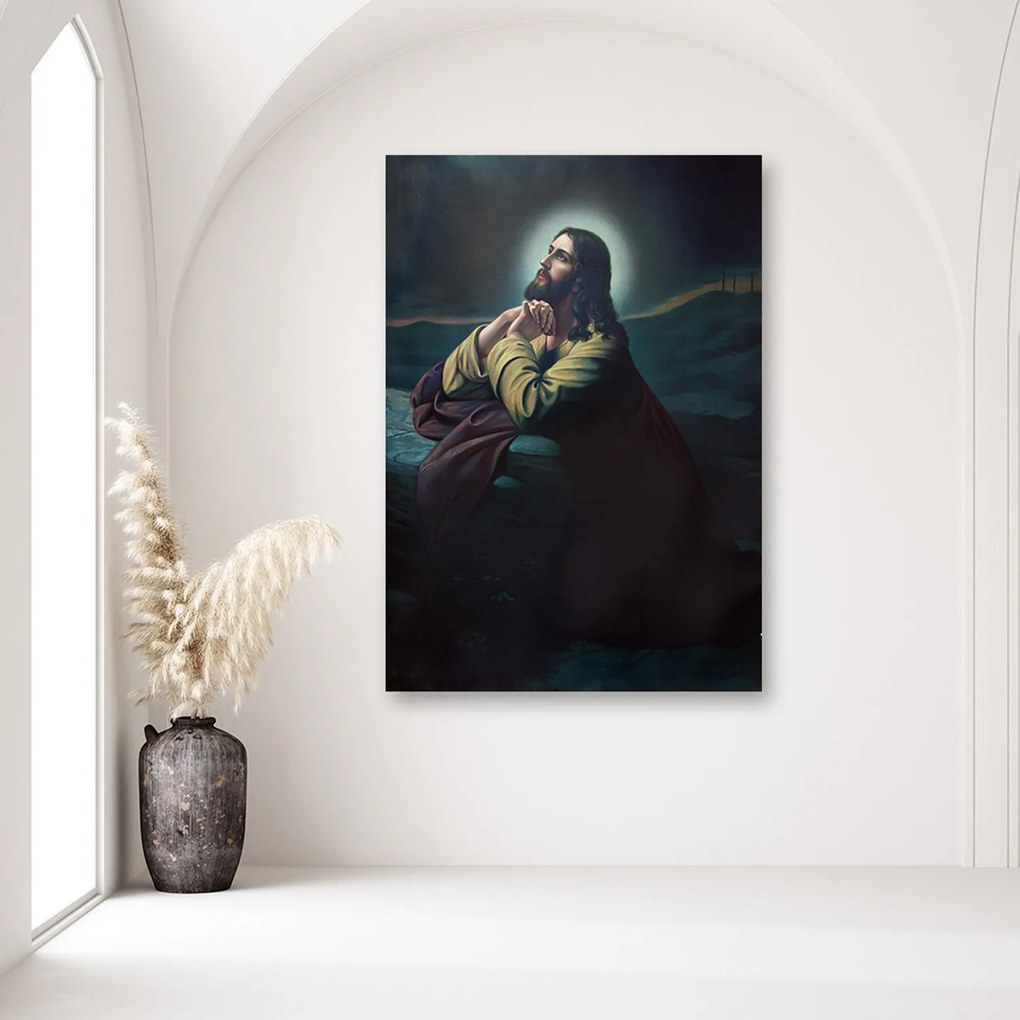 Gario Vászonkép Jézus imája az olajfák kertjében Méret: 70 x 100 cm