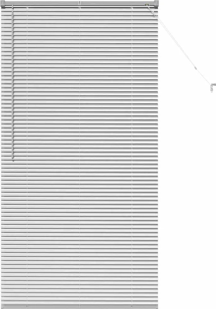vidaXL Zsalugáter Redőnyök Ezüst 175 x 85 cm Alumínium