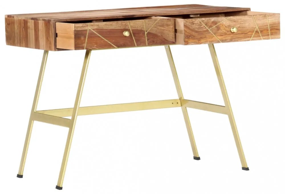 fiókos tömör kelet-indiai rózsafa íróasztal 100 x 55 x 75 cm