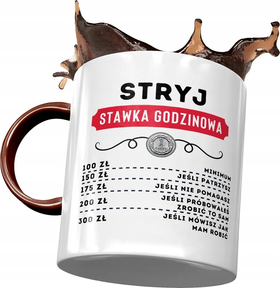 Bordó Bögre Bácsinak Születésnapra Ajándék Nyomtatott Fotóval