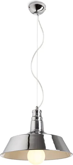 RENDL GOLDIE 36 függőlámpa króm 230V LED E27 30W