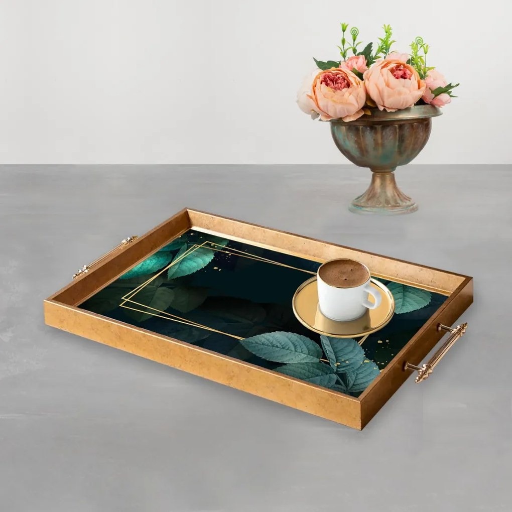 Üveg tálca, 38×24 cm – TPEA9774