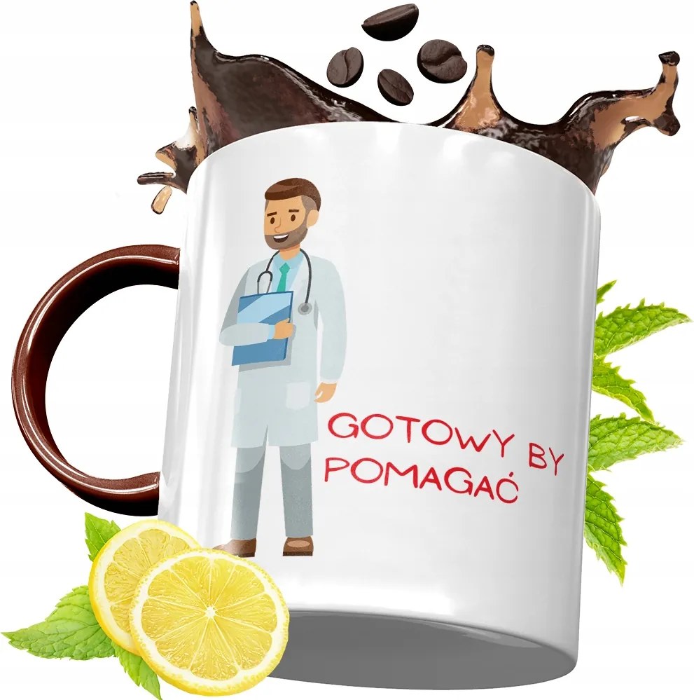 Bordó Bögre Doktornak Születésnapra Ajándék fényképes nyomattal