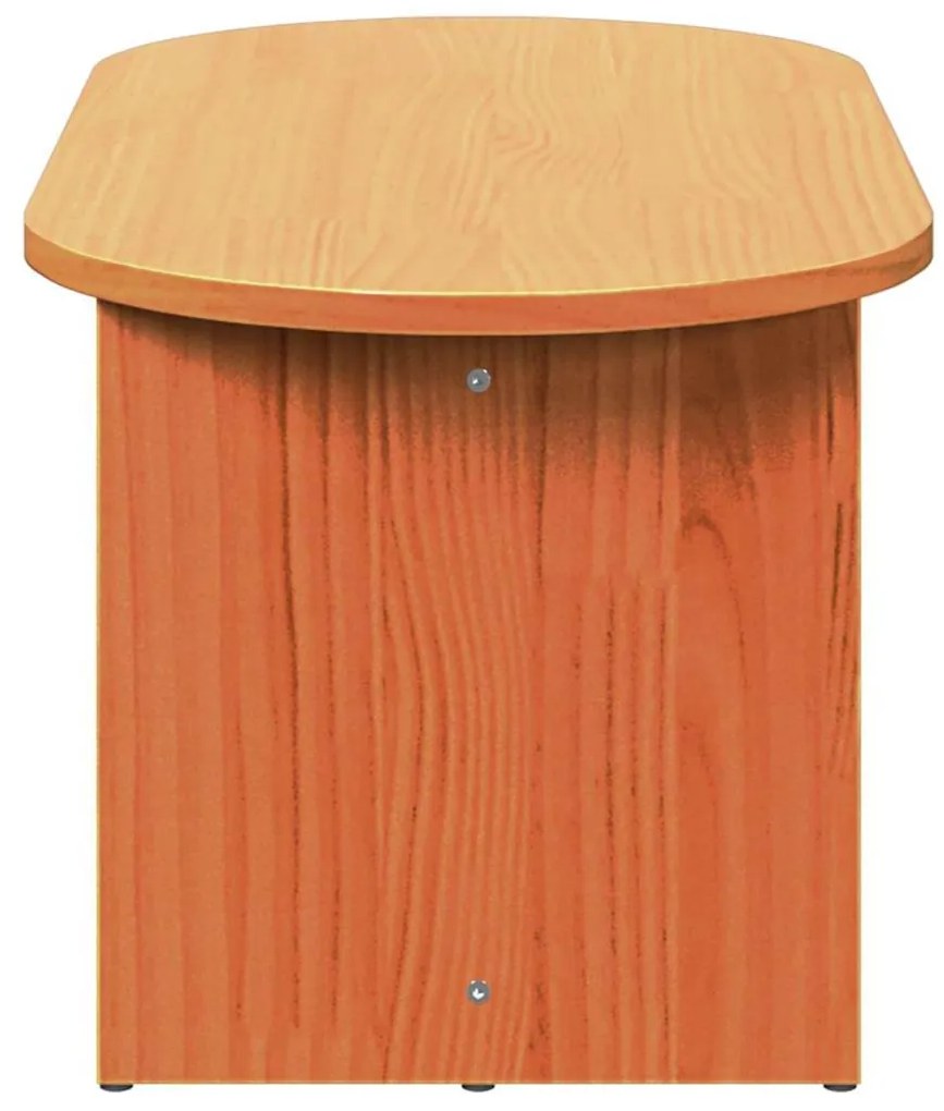 Dohányzóasztal Viaszbarna 80 x 39.5 x 35 cm Tömör fenyőfa