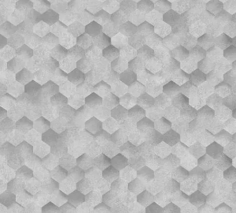 Fali tapéta világosszürke méhsejt 42512-30