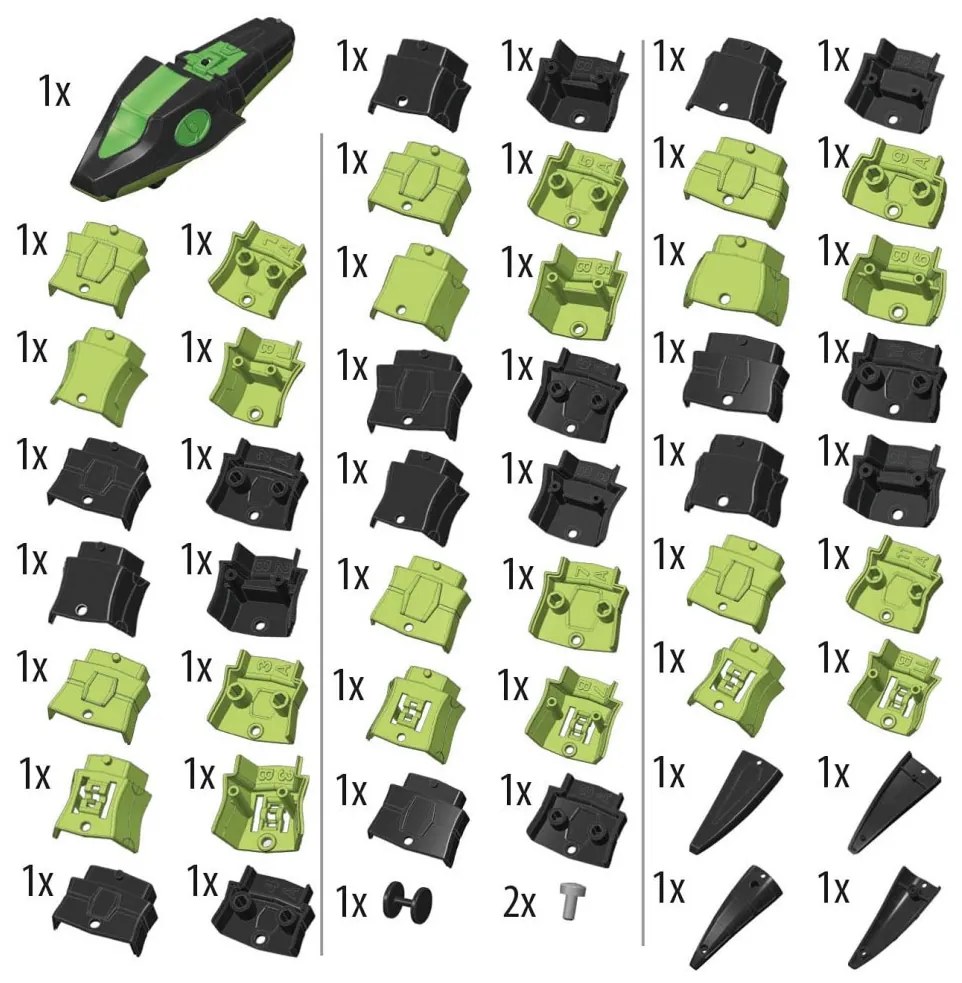 Kígyó Slither Bot építőjáték Clementoni