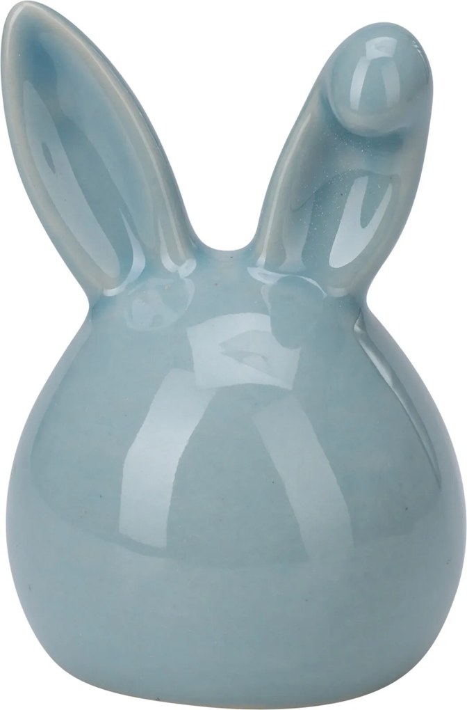 Nyuszi húsvéti porcelán díszfigura 7 cm