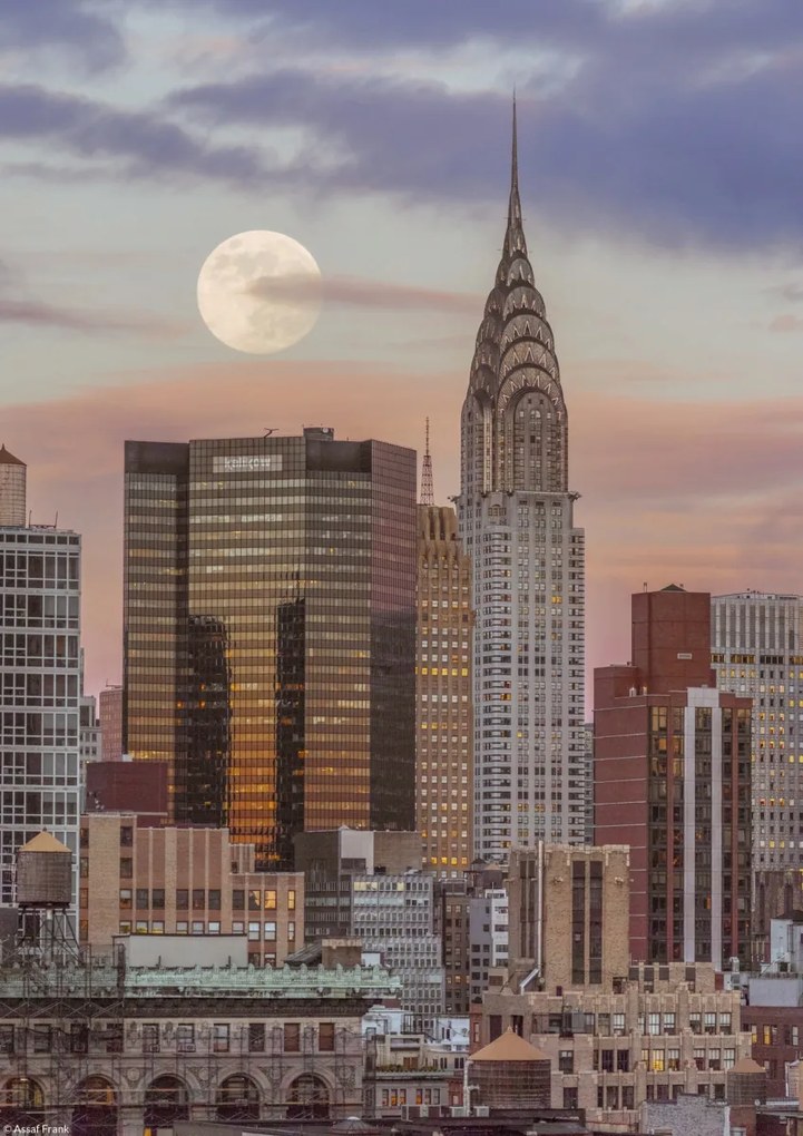 Poszter 21x29,7cm Chrysler Building New York 13, Assaf Frank