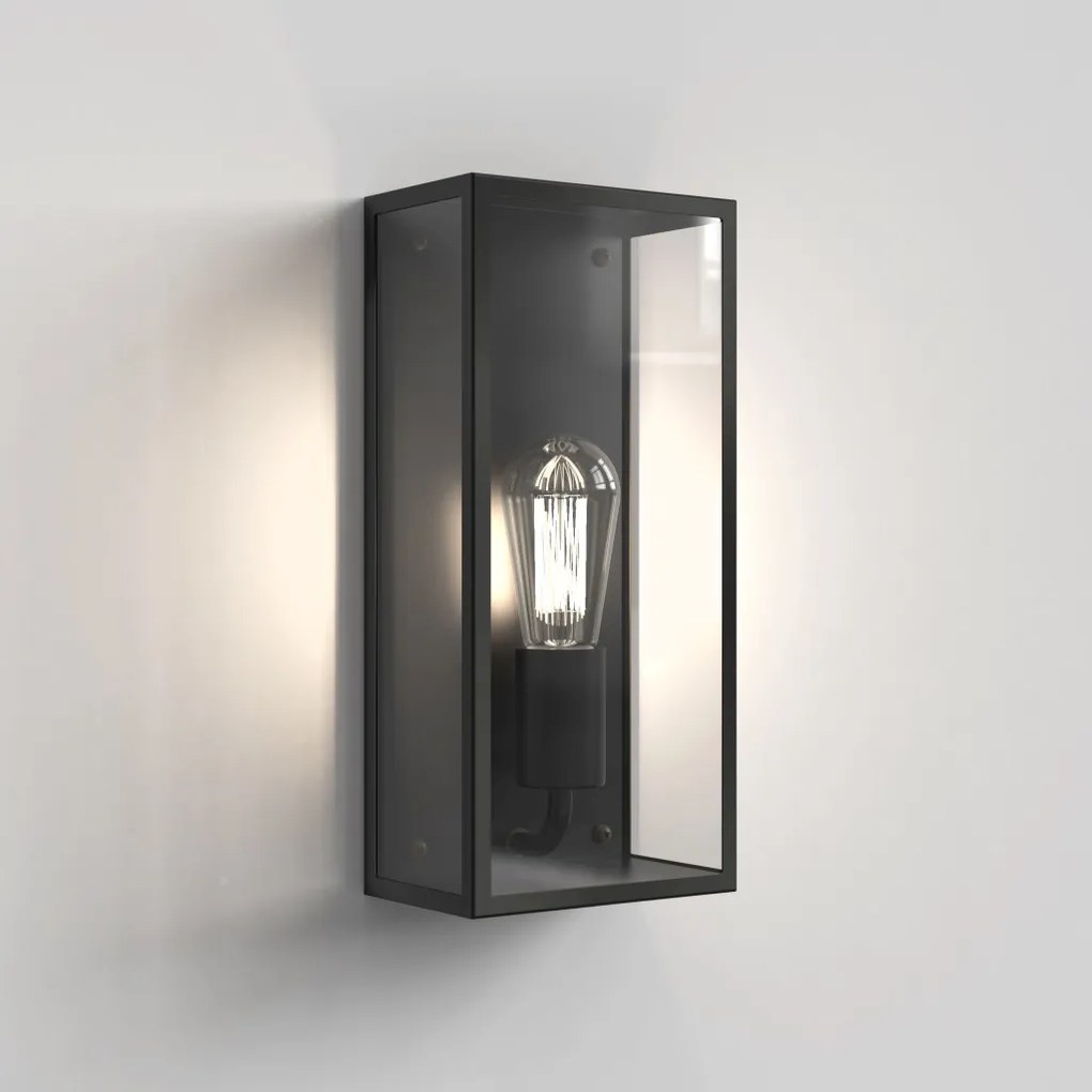 ASTRO LIGHTING 1183031 MESSINA Klasszikus Kültéri Fali Lámpa Fekete E27 IP44