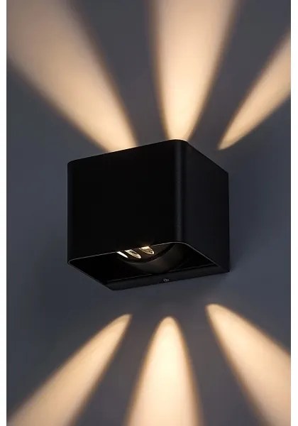 Rabalux 77168 - LED Kültéri fali lámpa HALLSTATT LED/10W/230V IP54 fekete