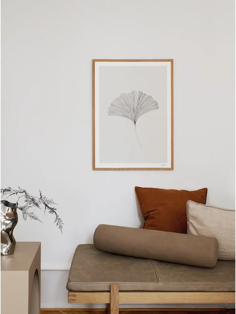 Poszter 50x70 cm Ginkgo Leaf – Ana Frois – The Poster Club