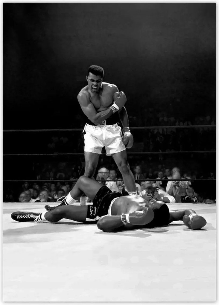Poszterek 50x70 Muhammad Ali Ökölvívás Harc