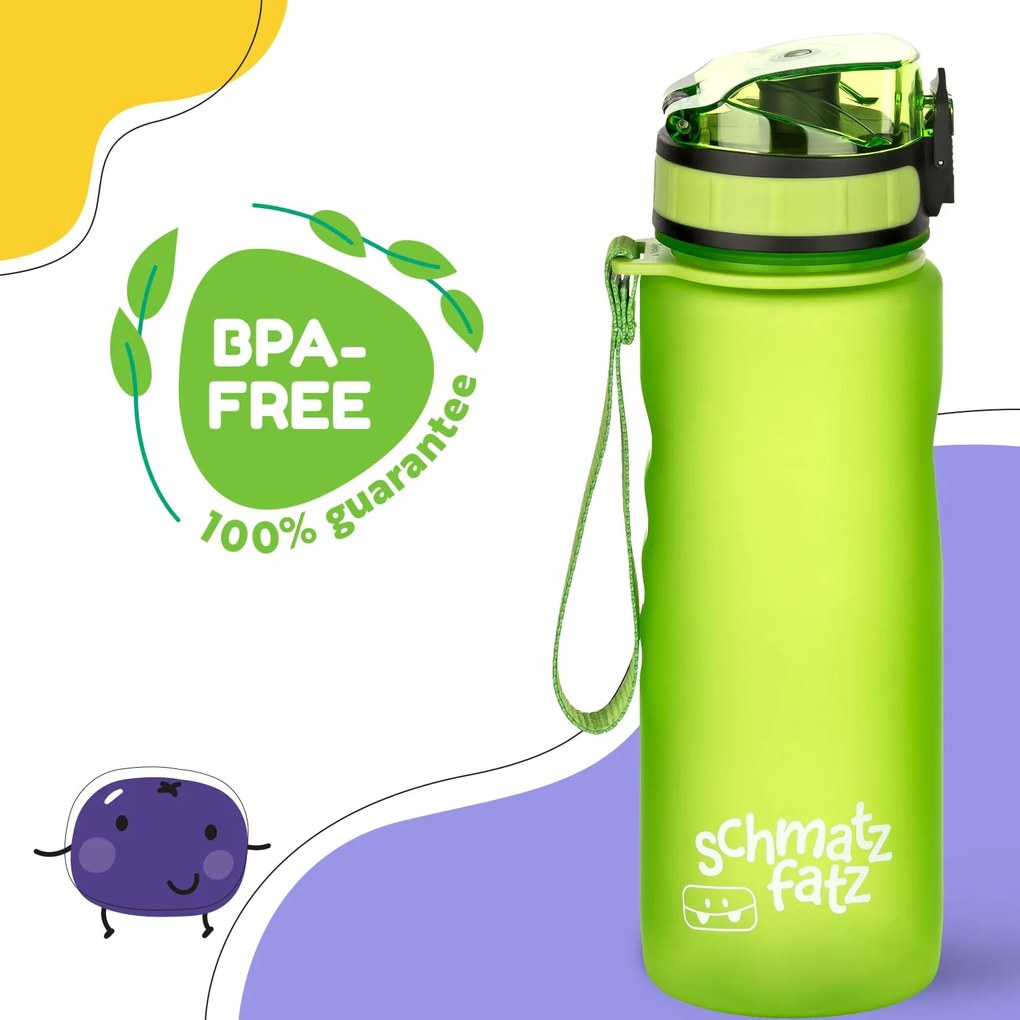 Klarstein Schmatzfatz, ivópalack, sportpalack, 500 ml, 24 cm, Tritan