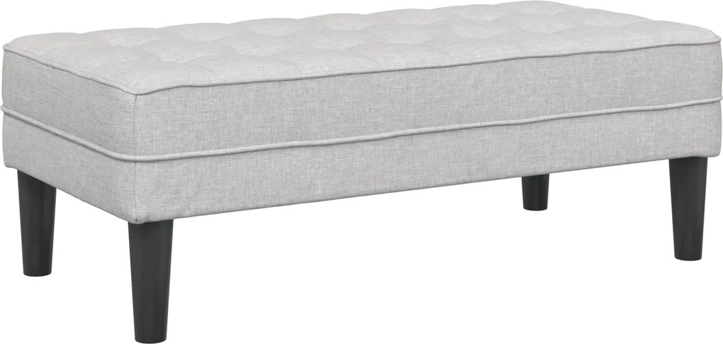 vidaXL pad párnával Felhőszürke 113 x 57 x 39 cm szövet