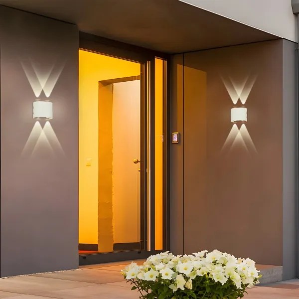 Brilagi - LED kültéri fali lámpa FLAREBOX LED/4W/230V fehér IP65