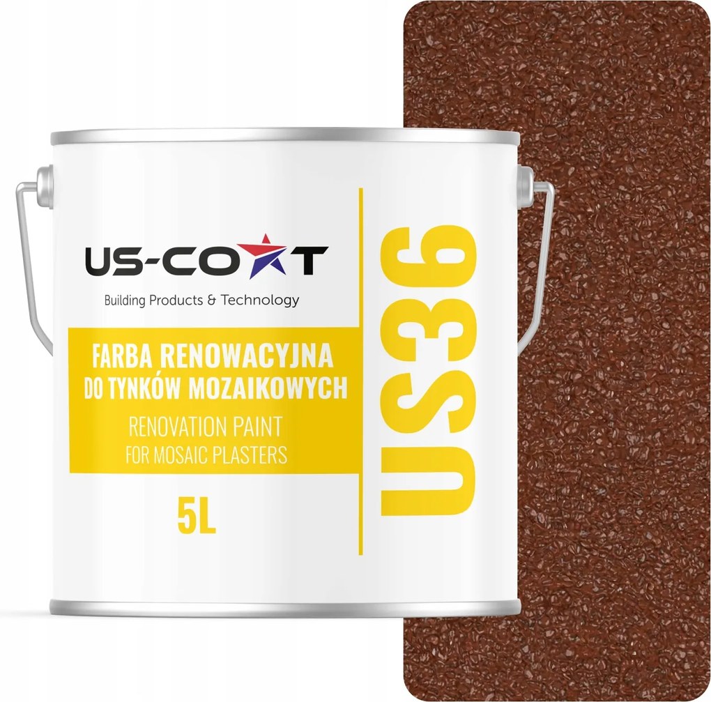 Mozaik vakolatfesték Felújító 5L Gyors Felújítás Tégla RAL8004