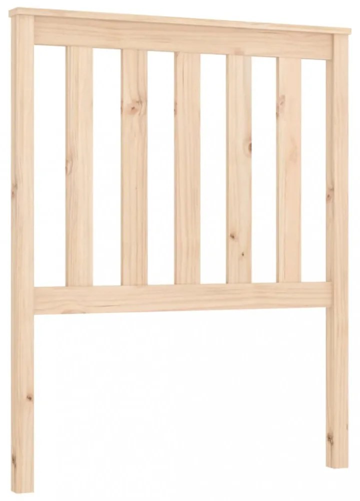 tömör fenyőfa ágyfejtámla 81x6x101 cm