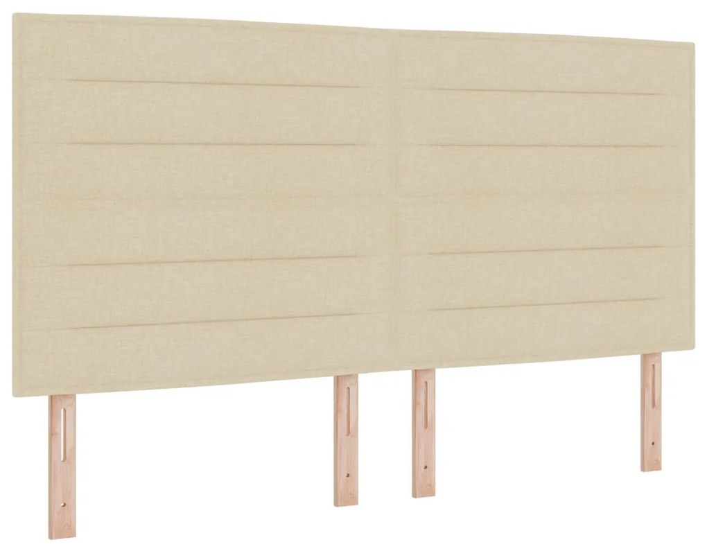 Boxspring Ágy Matraccal Krém Szuper Király Szövet