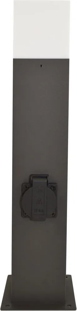 POLUX 307323 NEW YORK Modern Kültéri Állólámpa Fehér, Grafit E27 IP44