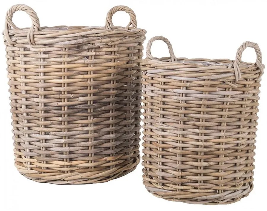 Indo 2 db rattan tárolókosár - House Nordic