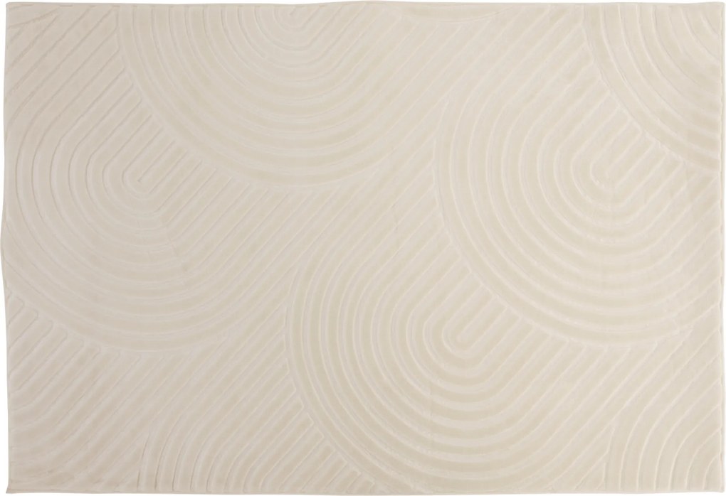 Szőnyeg, krémszínű, 150x200, LUVRE