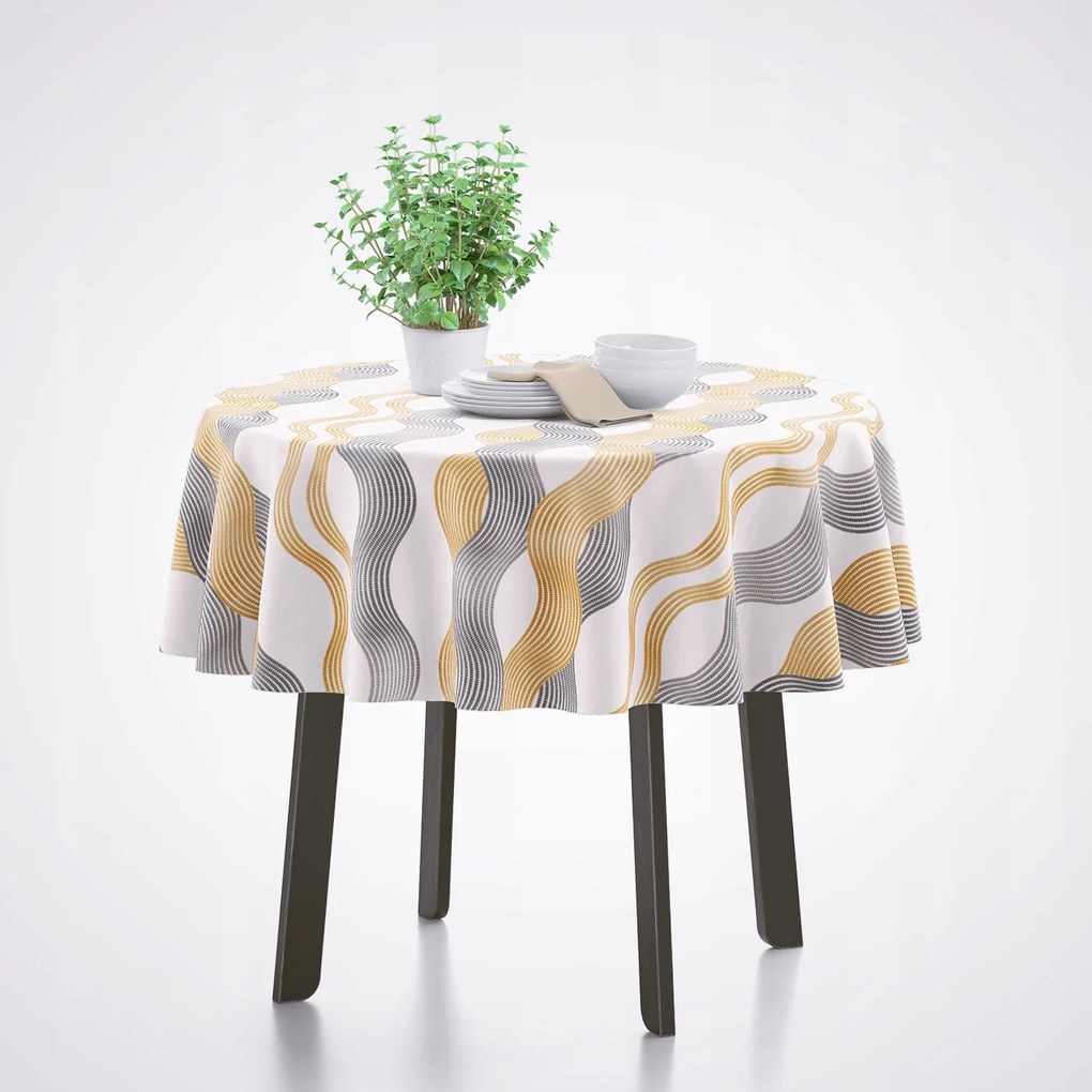 Kerek Abrosz Étkezőasztalhoz, Átmérője 140 CM.