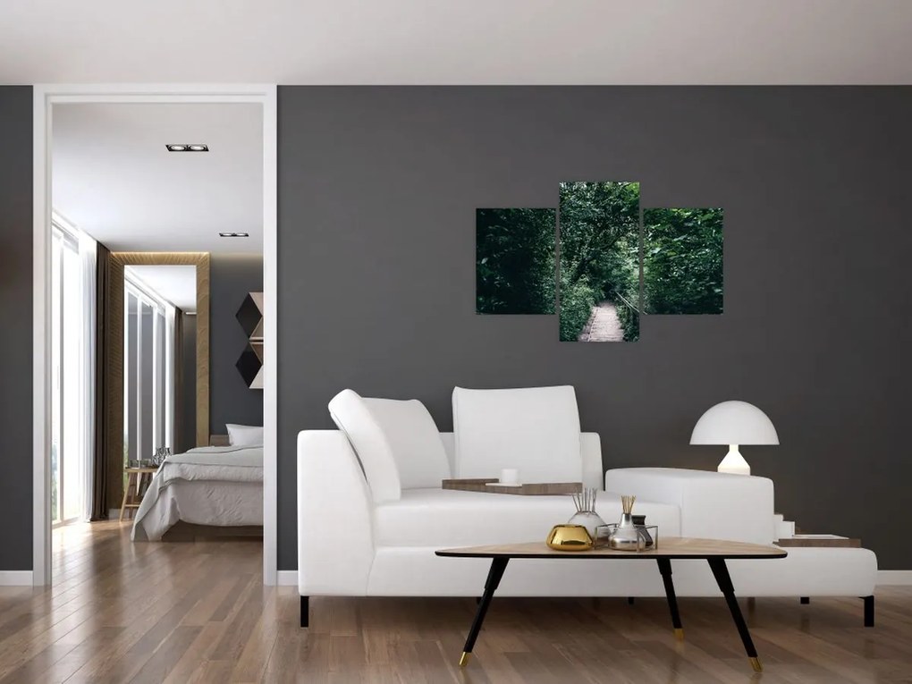 Kép - Az erdőn át vezető út (90x60 cm)