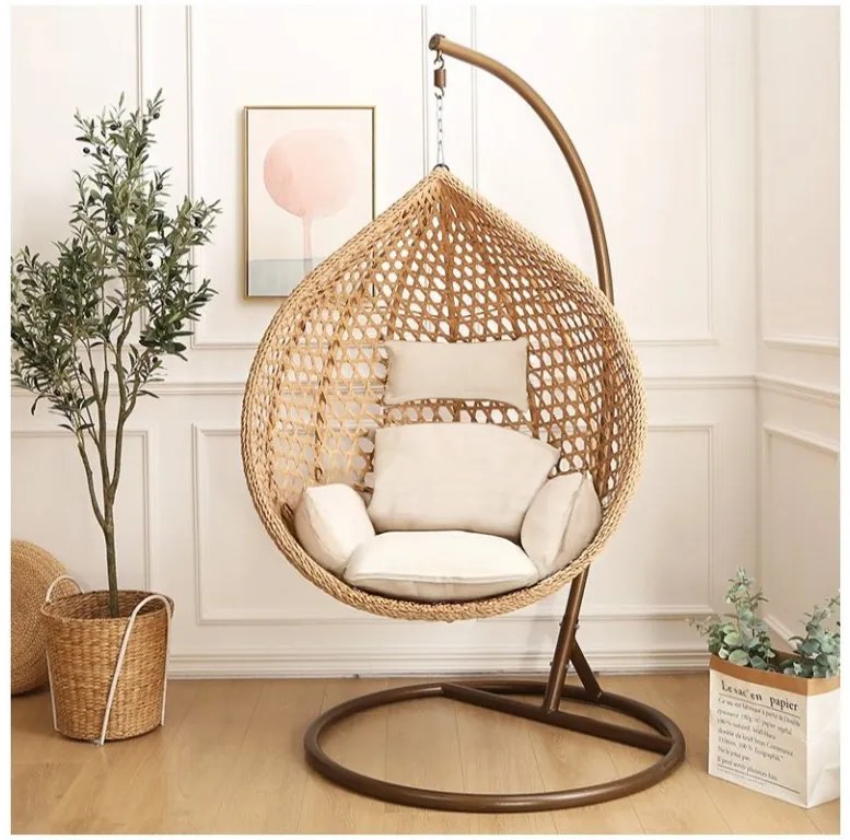 AKCIÓ Világosbarna függőszék TROPIKAL állvánnyal II. osztály