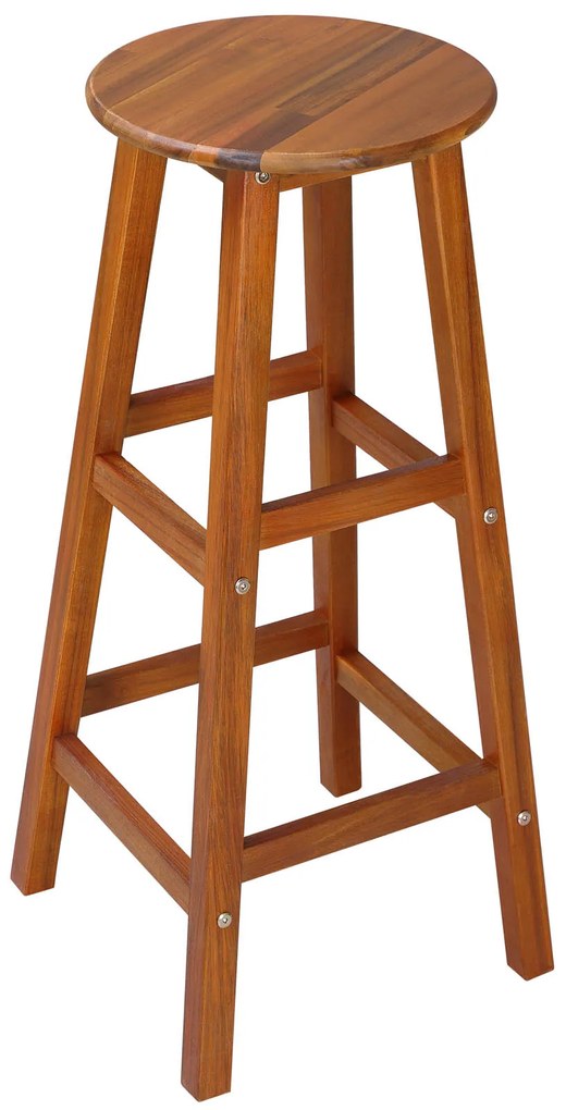 Casaria OSLO bárszék, 2 db, 34x76cm, természetes barna