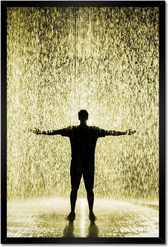 Poszterek keretben 40x60 Keményen esik az eső