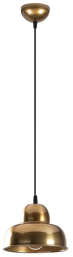 Aranyszínű függőlámpa fém búrával ø 20 cm Berceste – Opviq lights
