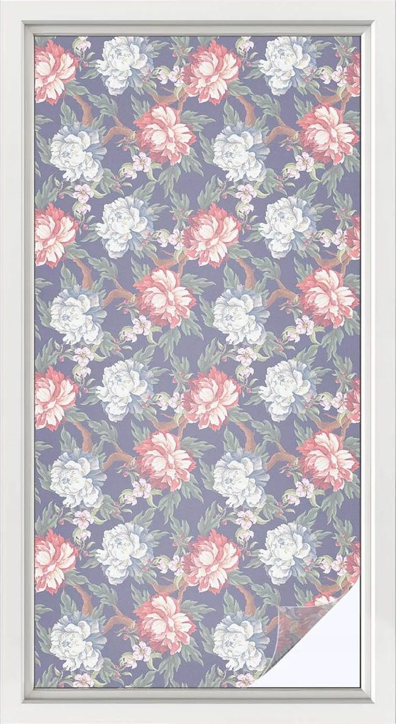 Szélvédőfólia Ablak Adatvédelem Virágos elegancia 50x100