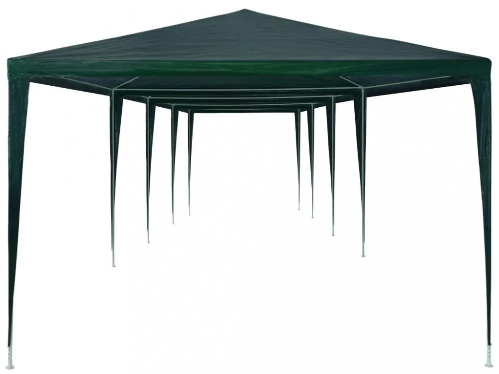zöld PE rendezvénysátor 3 x 12 m