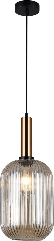 ITALUX PND-5588-1L-BRO-AMB ANTIOLA Többágú Függesztett Lámpa E27 IP20