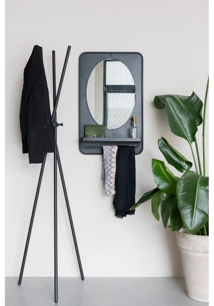 Fali tükör polccal 50x80 cm Pascal – White Label