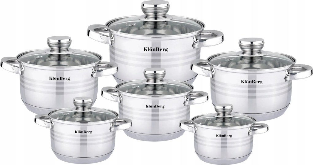 Edel-hoff edénykészlet rozsdamentes acél 12 db-os