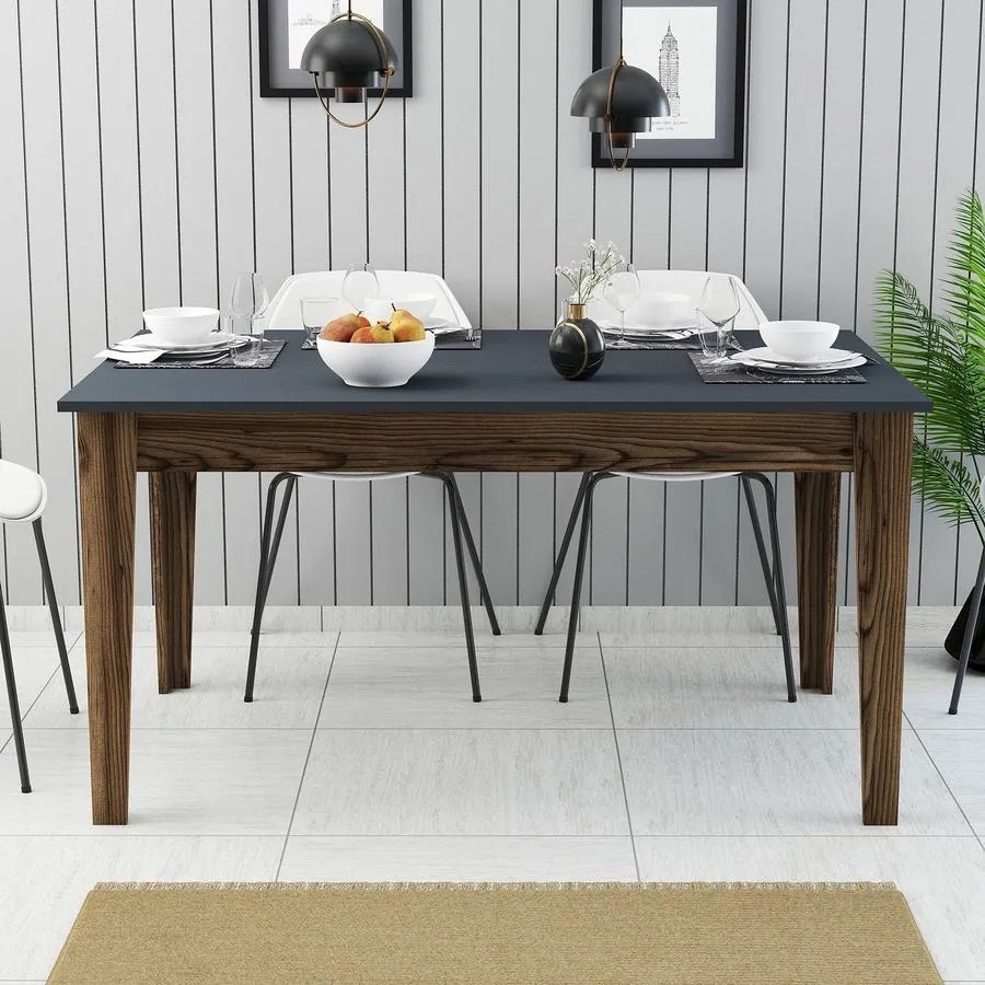 Étkező asztal Milan 513 - Walnut, Anthracite