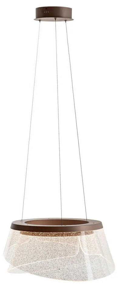 ITALUX PND-59178-47W-3K FOREN Modern Led Függesztett Lámpa Barna LED IP20