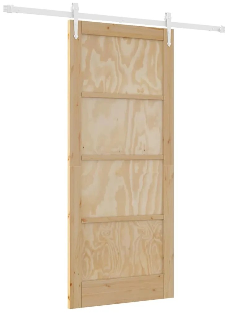Csúszó ajtó Egyéb ORKDAL Természetes és fehér 86 x 198.5 cm
