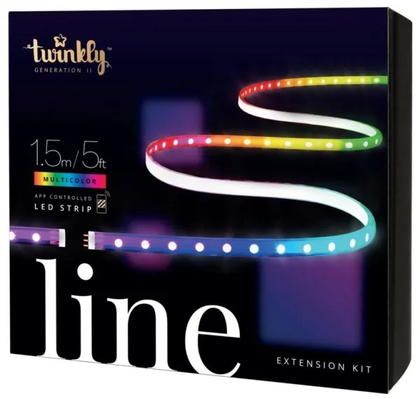 Twinkly TWL100ADP-W - LED RGB Hosszabbító Szalag LINE 100xLED 1,5 m Wi-Fi