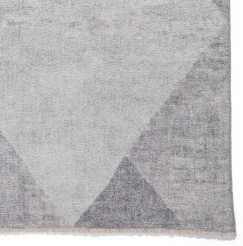 Világosszürke mosható pamutkeverék szőnyeg 122x170 cm Whisper – Think Rugs