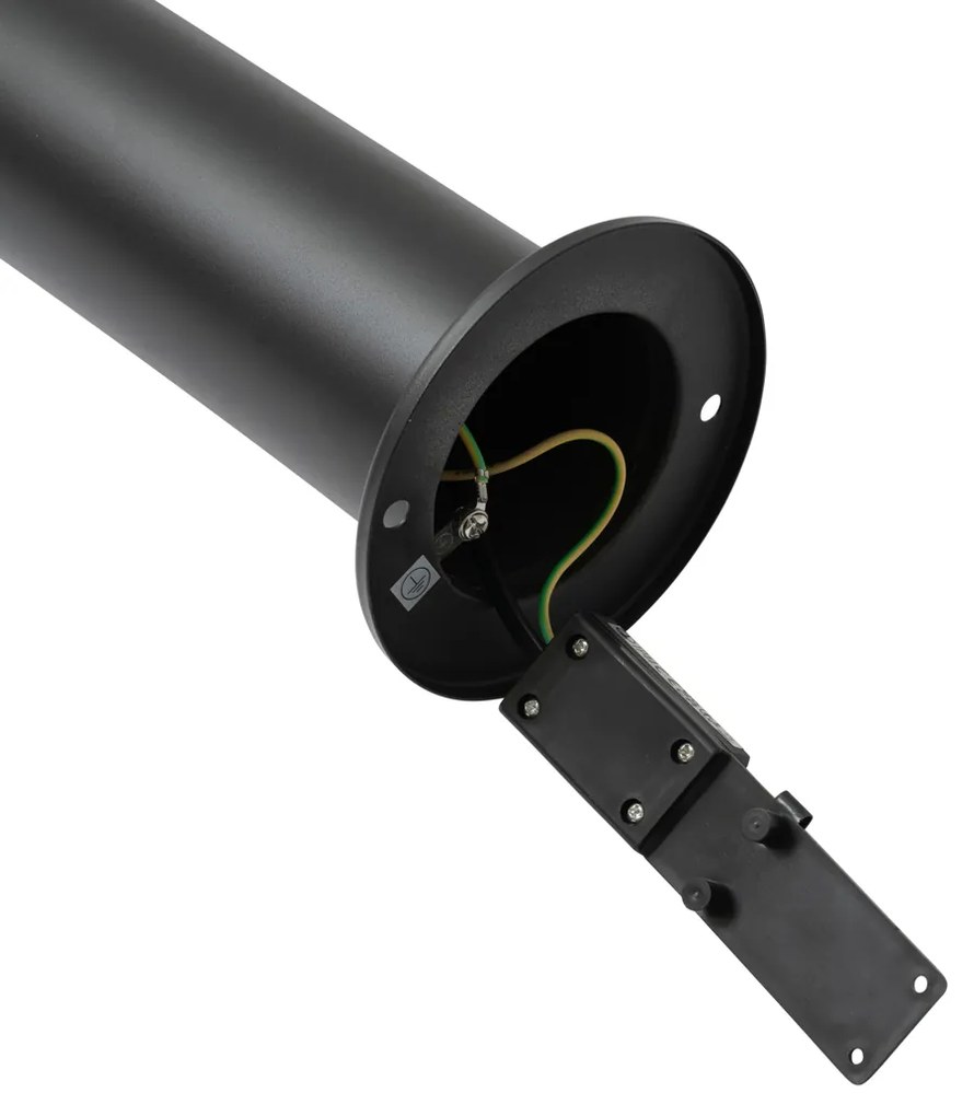 Modern kültéri lámpa fekete 80 cm IP44 LED-vel - Roxy